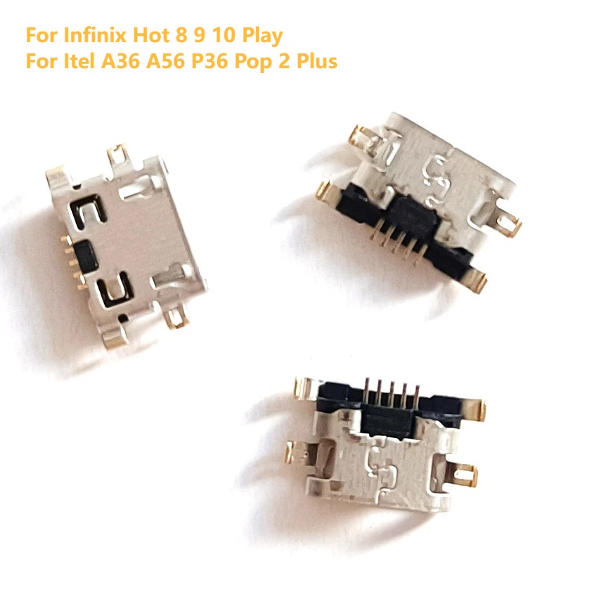 แท่นชาร์จ USB 5-30 ชิ้น สําหรับ Infinix Hot 8 9 10 Play Itel A36 A56 P36 Pop 2 Plus