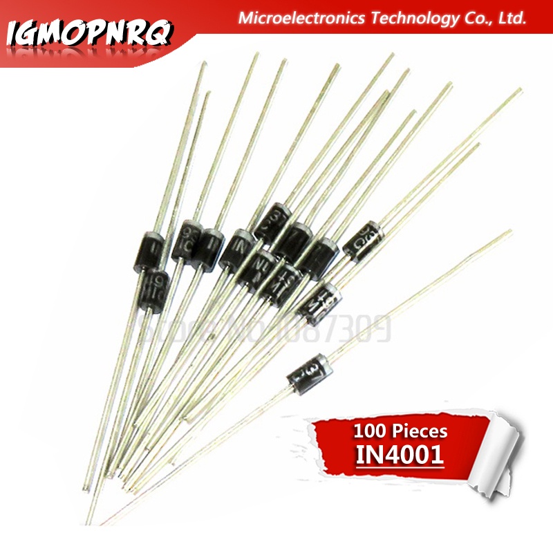 100 ชิ้น IN4937 1N4937 DO-41 1A 600V Fast Switching Rectifier Diode ใหม่