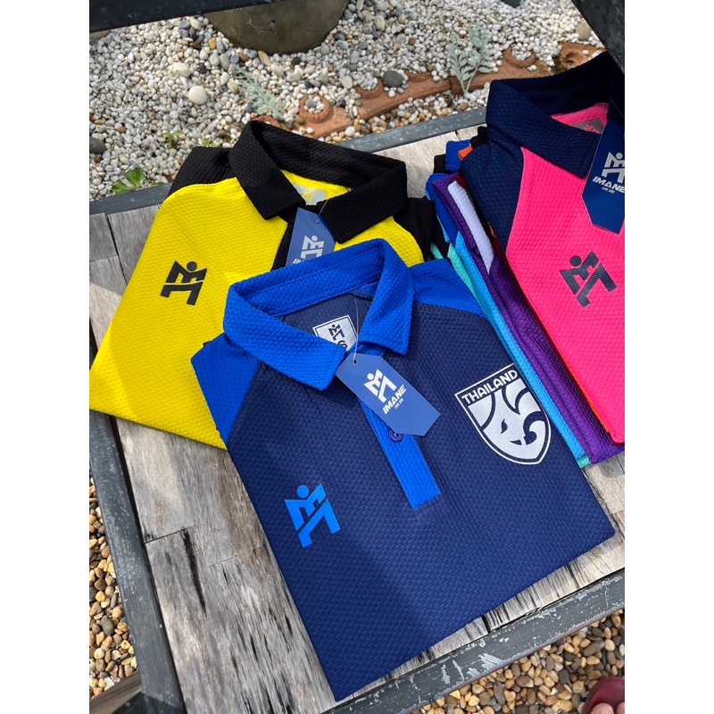 IMANE LAFORTEโลโก้ใหม่ขอบ(IMA3 003) เสื้อโปโล รุ่น ลาฟอร์เต้