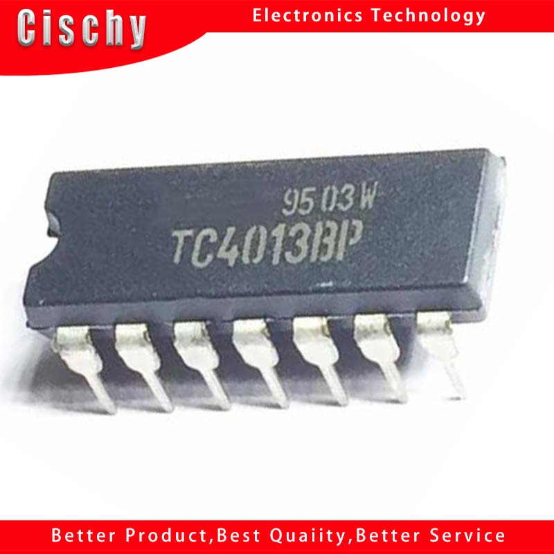 1 ชิ้น/ล็อต TC4013BP TC4013 4013BP DIP-14 ในสต็อก