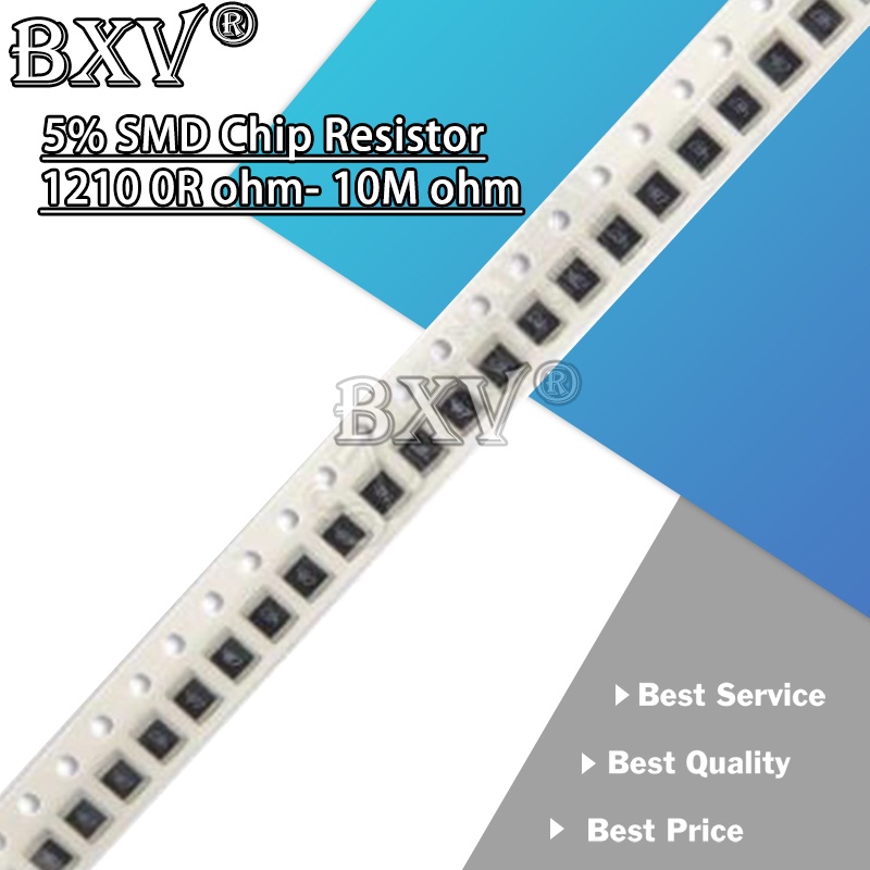 100PCS 1210 5% 1/2W ตัวต้านทานชิป SMD 3.6K - 180K 4.7K 5.1K 10K 20K 36K 51K 62K 75K 100K 150K 180K P