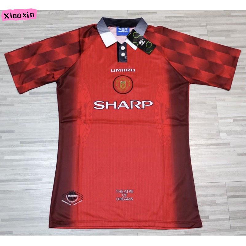 Manchester United 1996/1997 Theatre of Dreams เสื้อแมนยูย้อนยุค เสื้อแมนยูย้อนยุคแขนยาว เสื้อฟุตบอลแ