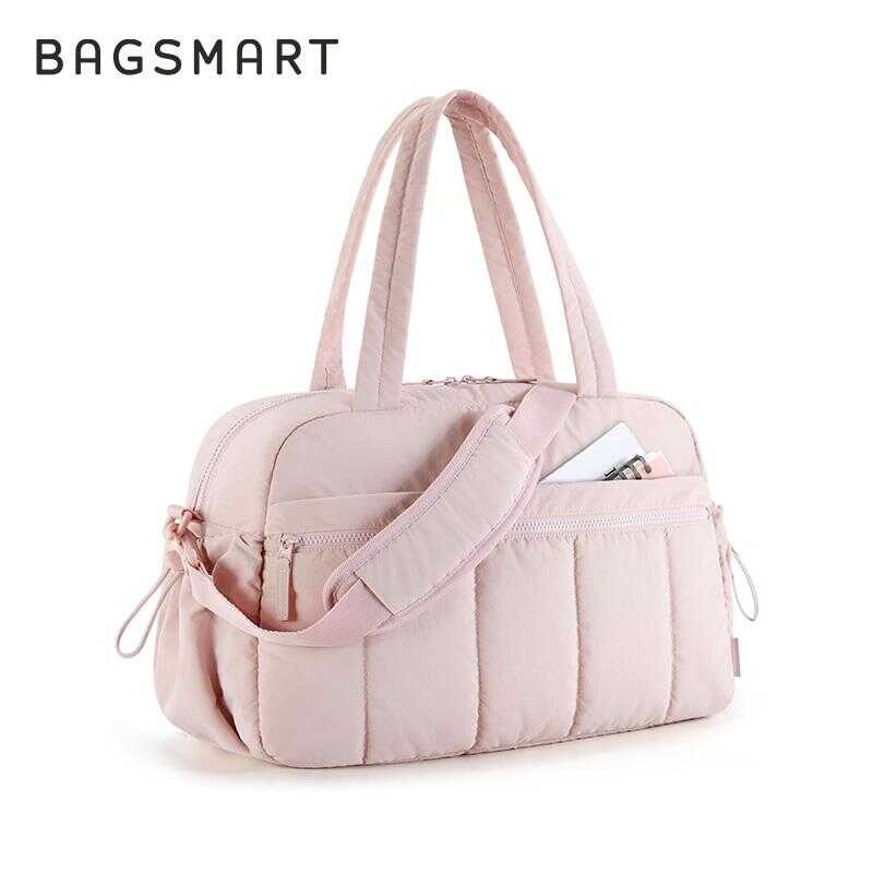 Bagsmartกระเป๋าเดินทาง Duffel กระเป๋ายิมสำหรับผู้หญิง, พร้อมกระเป๋าปร