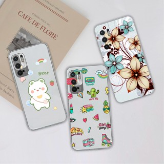 เคสโทรศัพท์มือถือ ซิลิโคนนิ่ม TPU ใส บางมาก กันกระแทก ลายการ์ตูนหมีน่ารัก สําหรับ Xiaomi Redmi Note 10T 5G Note10T 5G