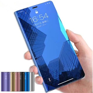 สําหรับ Galaxy A55 A35 A25 A15 A05 A05s⭐เคสโทรศัพท์อะคริลิค แบบฝาพับกระจก⭐เคสกันกระแทก สําหรับ Samsung