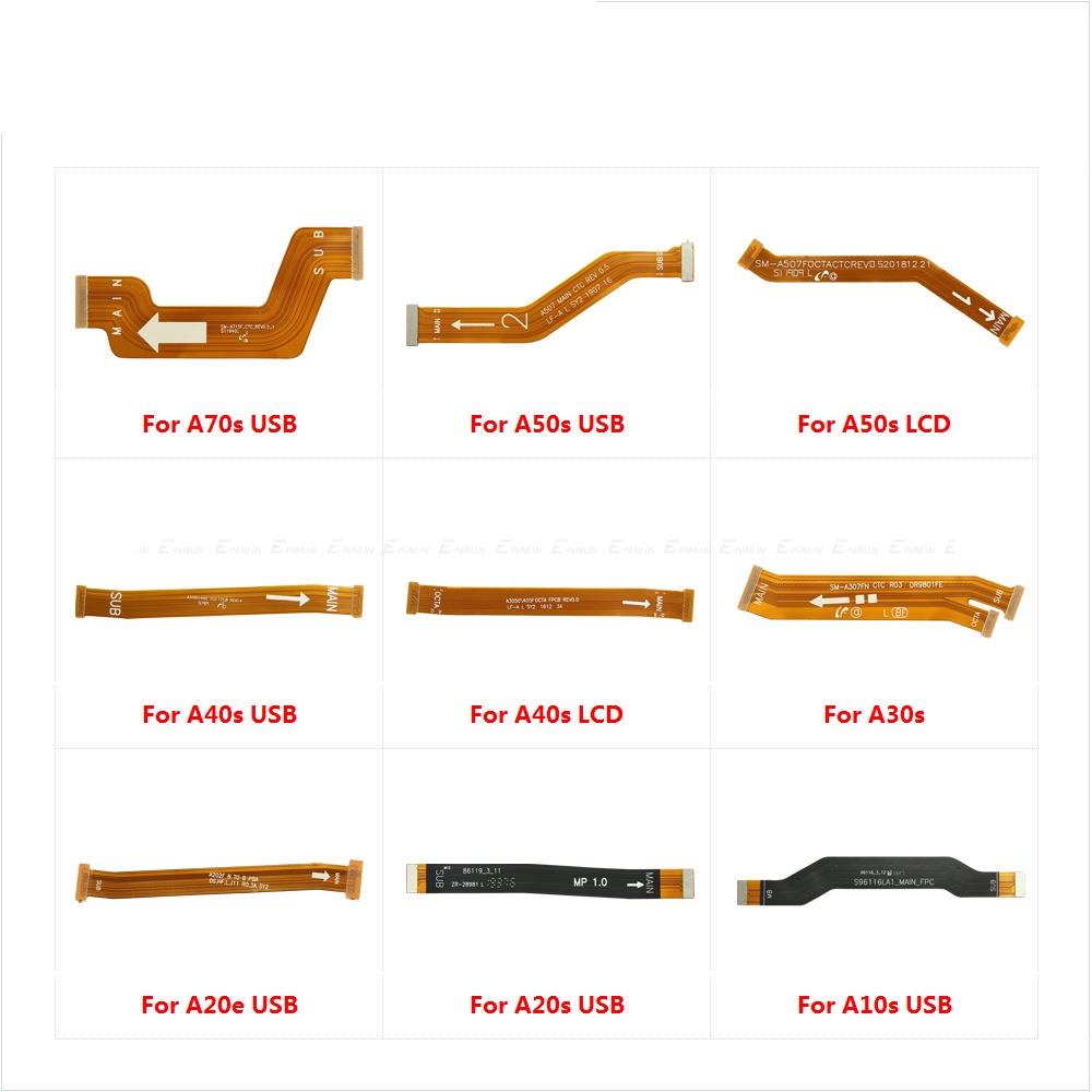 บอร์ดหลักการเชื่อมต่อเมนบอร์ด Flex Cable Parts สําหรับ Samsung Galaxy A70s A50s A30s A20s A21s A10s