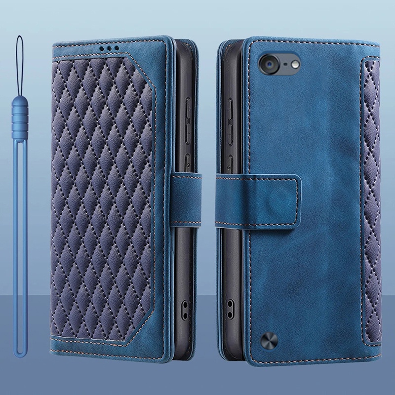 สําหรับ Apple iPod Touch 5 5th 6th กรณีกระเป๋าสตางค์หนังหรูหราเคสโทรศัพท์สําหรับ iPod Touch 7 7th กร