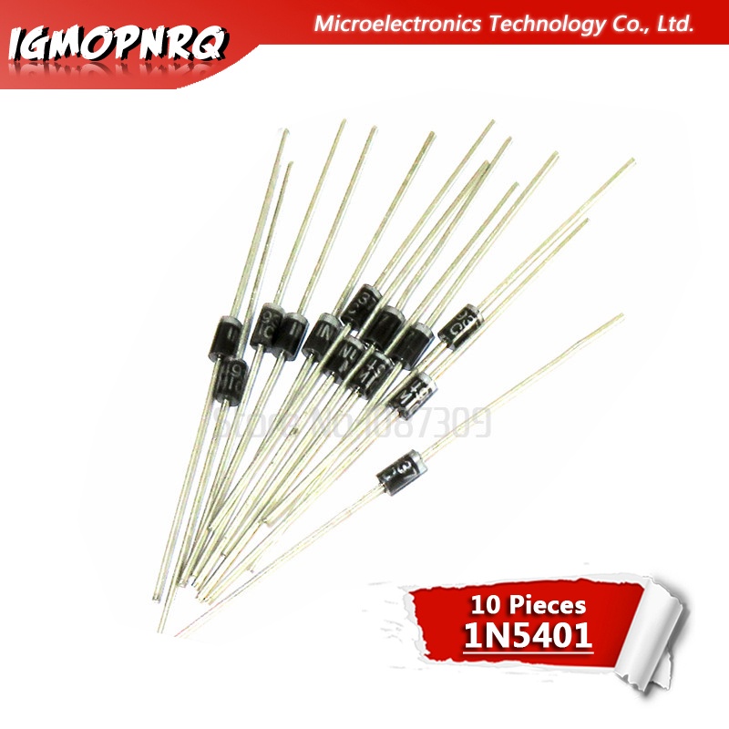 20 ชิ้น 1N5401 IN5401 3A 100V Rectifier Diode ใหม่