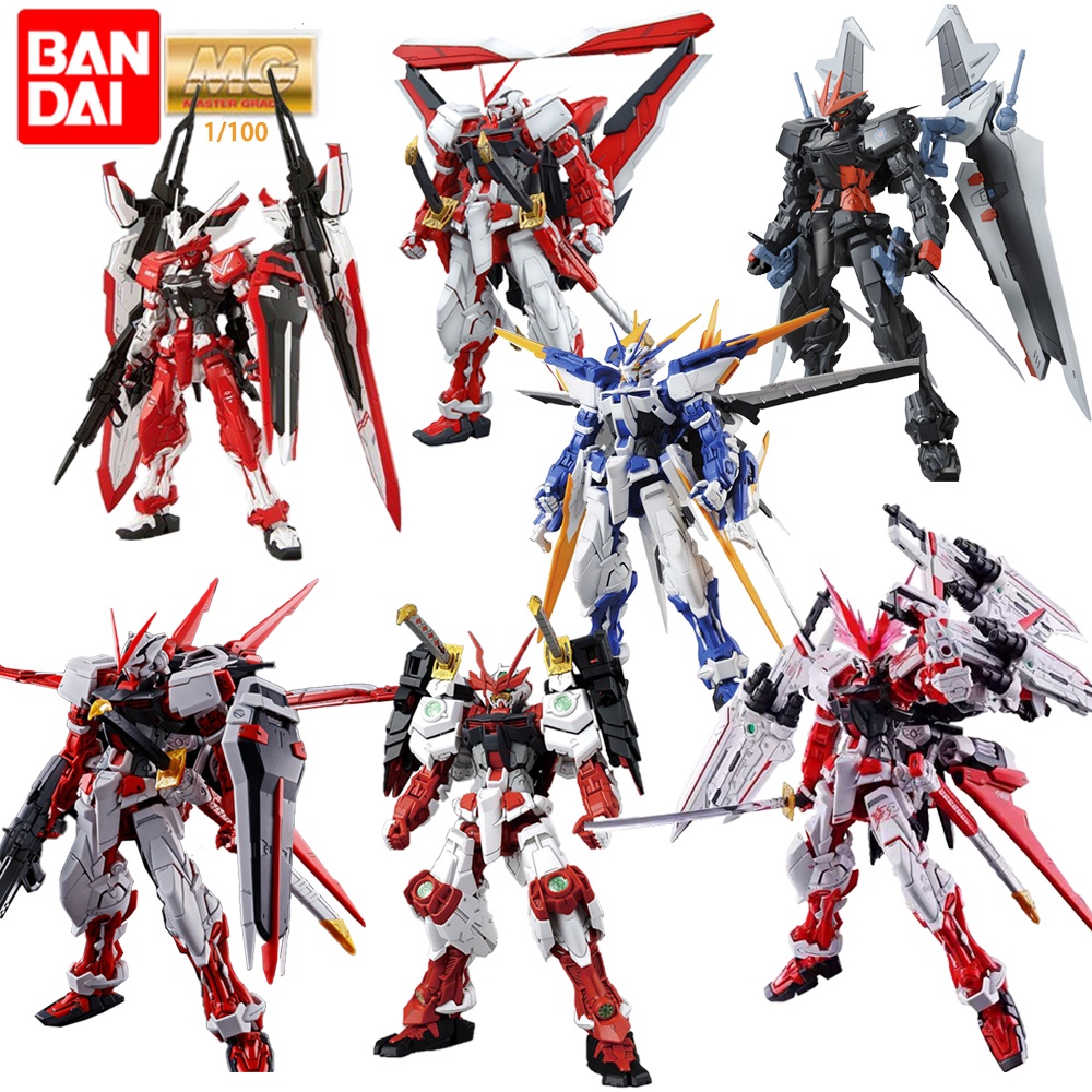 Bandai Gundam MG 1/100 Astray Turn Red Astray Blue Frame Red Dragon Sengoku Astray Red Frame Assembly Model