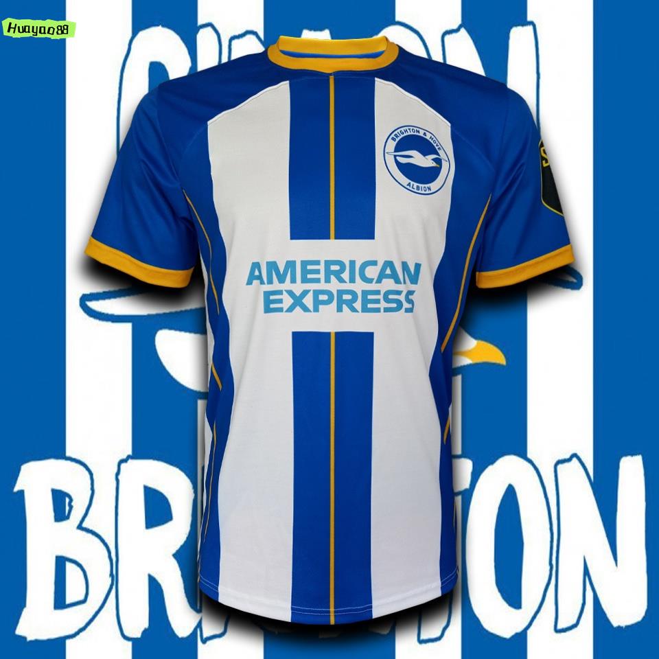 เสื้อฟุตบอล ทีม BRIGHTON&HOPE ALBION /Home เสื้อทีม ไบร์ทตัน/เหย้า #FB0087 ฤดูกาล22-23 พิมพ์ทั้งตัว ผ้าเกรด A ไซส์ S-3XL