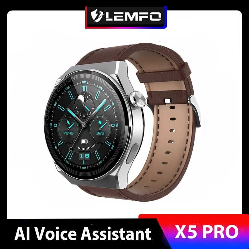 LEMFO Smartwatch For M 2023 NFC Wireless Charging Smart Watch Bluetooth Call Ip68 Waterproof 1.39 I