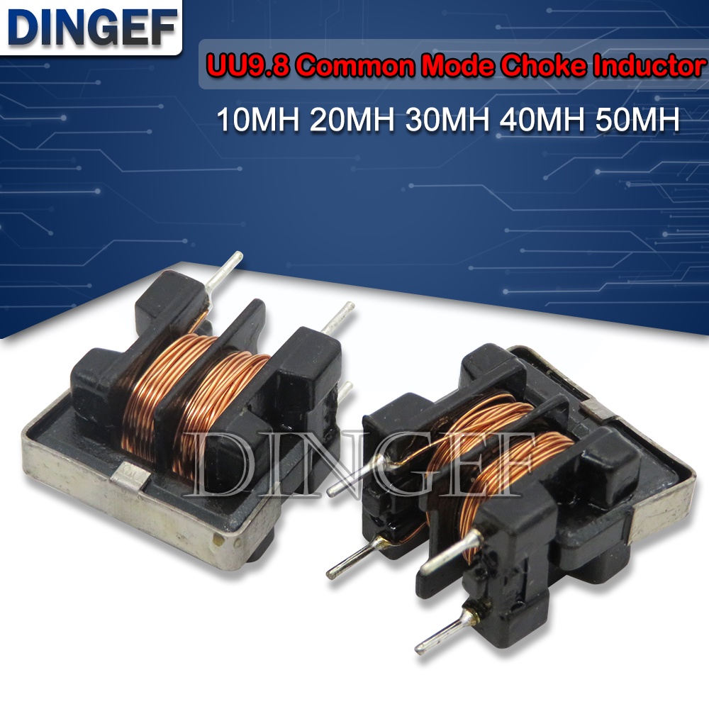 5PCS UU9.8 UF9.8 UU10.5 UF10.5 โหมดทั่วไป Choke Inductor 10mH 20mH 30mH 40mH 50mH สําหรับกรองเหนี่ยว