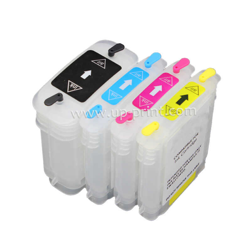 ตลับหมึกรีฟิล UPink 4PCS สำหรับ hp10 11 100 120 k850 อิงค์เจ็ท 1000 1100 2300 2600 2800 ซ