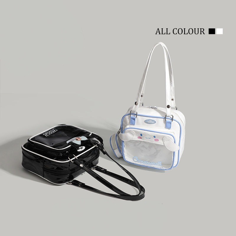 Zgo Sanrio ร่วมแบรนด์ Kulomi อาการปวดไอดีขนาดเล็กแพ็คผู้หญิงสไลด์สไลด์แพ็คแพ็ค Lolita Jelly Pack กร