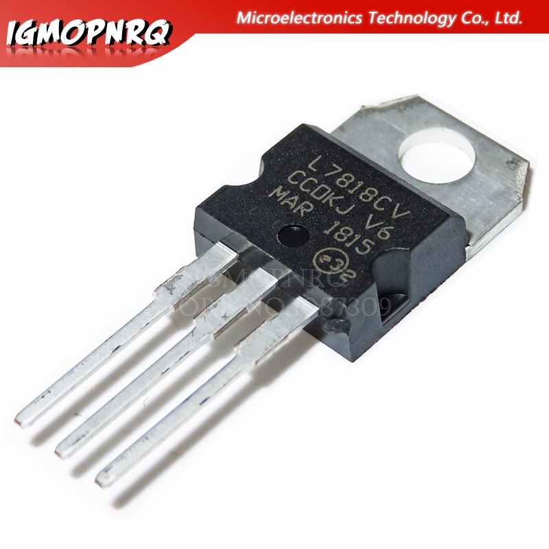 10 ชิ้น L7818CV L7818 7818 LM7818 MC7818 TO-220 ใหม่