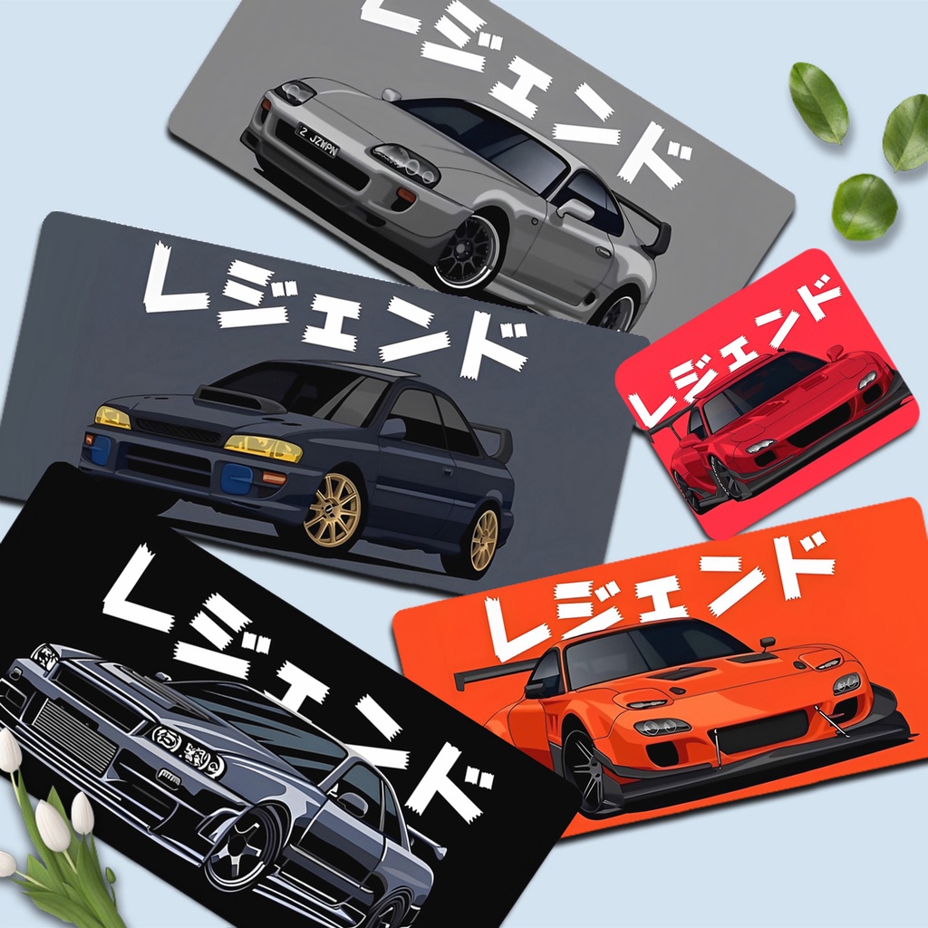 Jdm Tokyo Drift กีฬารถชายผู้ชาย Mousepad คุณภาพสูง Gamer play MATpad ขนาดสําหรับเกมคีย์บอร์ด Pad สําหรับ Gamer