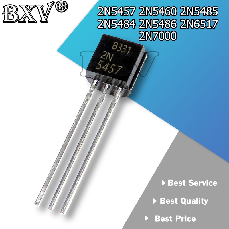 20 ชิ้น/ล็อต 2N5457 5457 TO-92 2N5457 2N5460 2N5485 2N7000 2N54 2N54 2N546 2N6517 ทรานซิสเตอร์วัตถุป