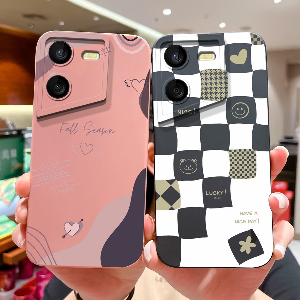 เคสป้องกันโทรศัพท์มือถือซิลิโคน แบบนิ่ม ลายตาราง สีดํา สีขาว สําหรับ Tecno Pova 5 4G Pova 5 Pro 5G Pova5 5Pro