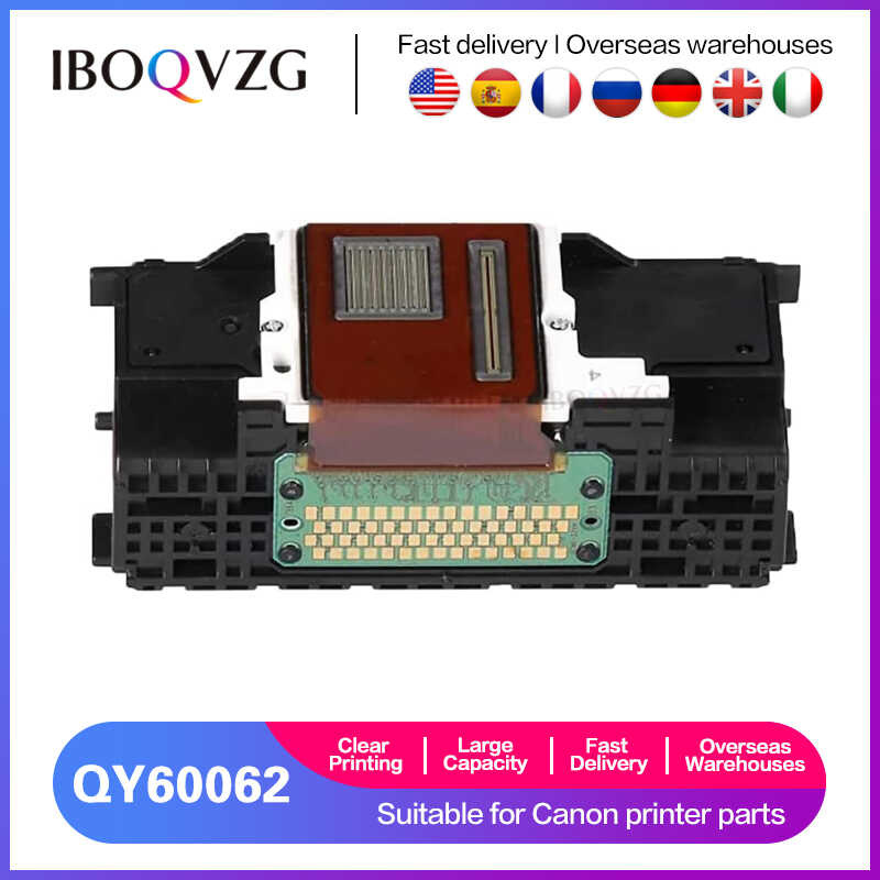 IBOQVZG QY6-0062 หัวพิมพ์สีเต็มรูปแบบสำหรับ Canon iP7500 iP7600 MP950 MP960 MP970 ชิ้นส