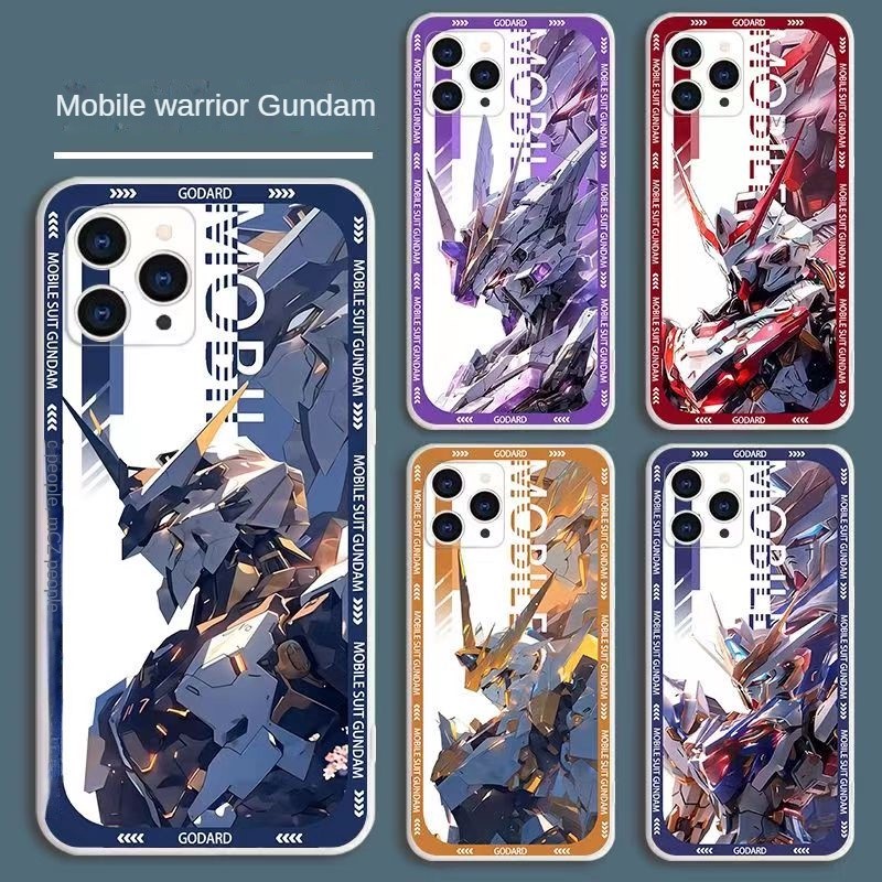 Vivo IQOO Z9 Z9X Turbo + 8 Neo 9 10 9S Pro Z7 V30 Y100 Y03 Y03T V11 V11i 230411 เคสโทรศัพท์นิ่มใสใสใส Gundam Seed