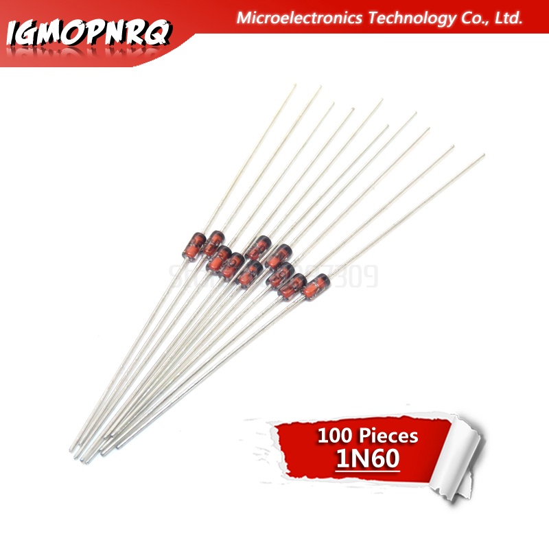 100 ชิ้น 1N60 1N60P Schottky Germanium Diode TV วิทยุ FM Detection ใหม่