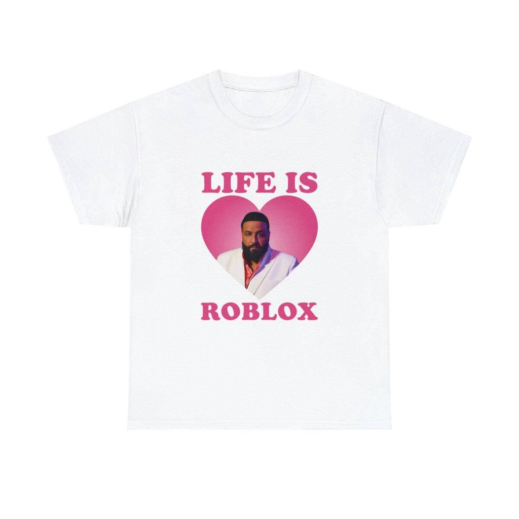Life Is Roblox - เสื้อเชิ้ต DJ สีกากี