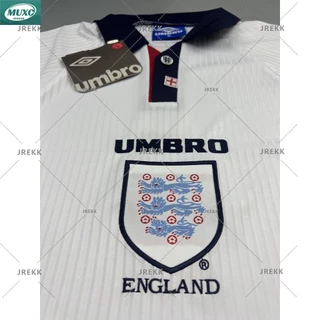 [READY-STOCK]เสื้อบอล ย้อนยุค ทีมชาติ อังกฤษ 1998 เหย้า Retro England Home เรโทร คลาสสิค 1998-99