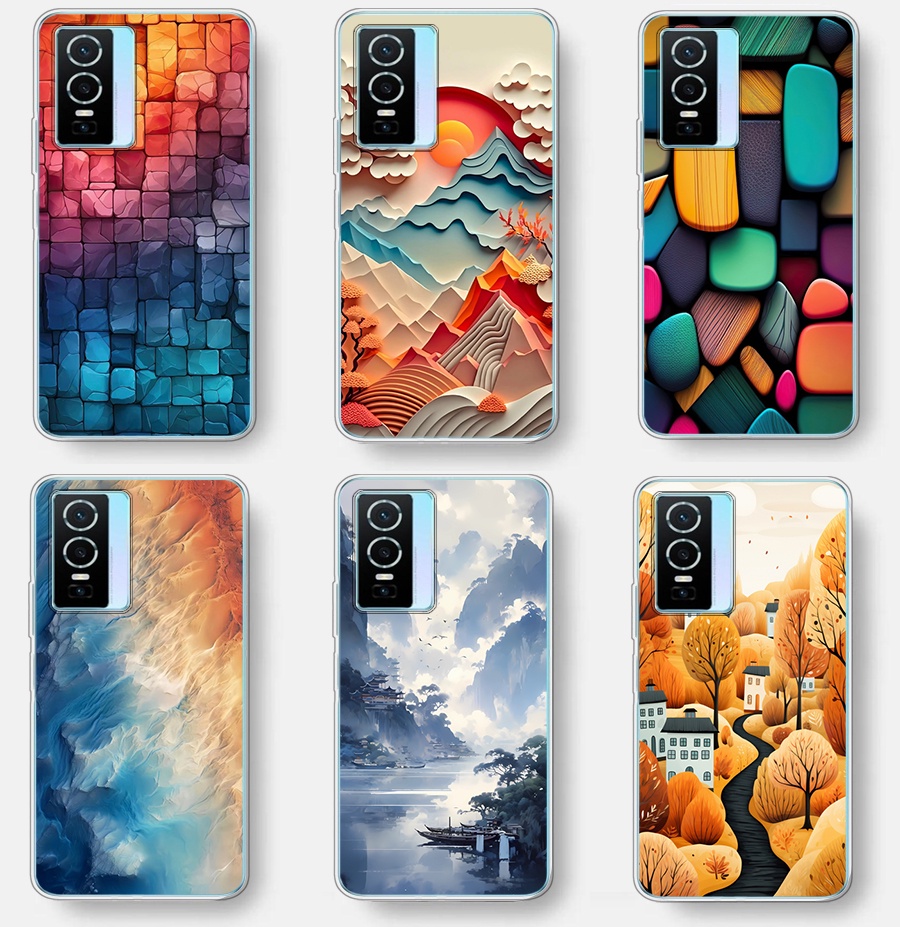 เคสซิลิโคนนิ่ม สําหรับ vivo y76 5G