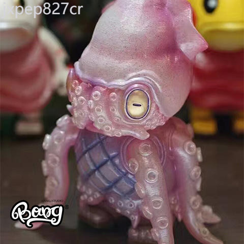 ♞【ปัง】มีในสต็อก Mame Moyashi Bean Sprout President Squid Store Manager ฟิกเกอร์ SOFUBI ของ Octopus