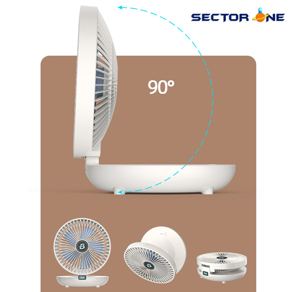 hot🔥การประกันคุณภาพ🔥 import [SHIP 24hr] Rechargeable Fan Mini Fan Wall Mounting Fan Folding Fan D