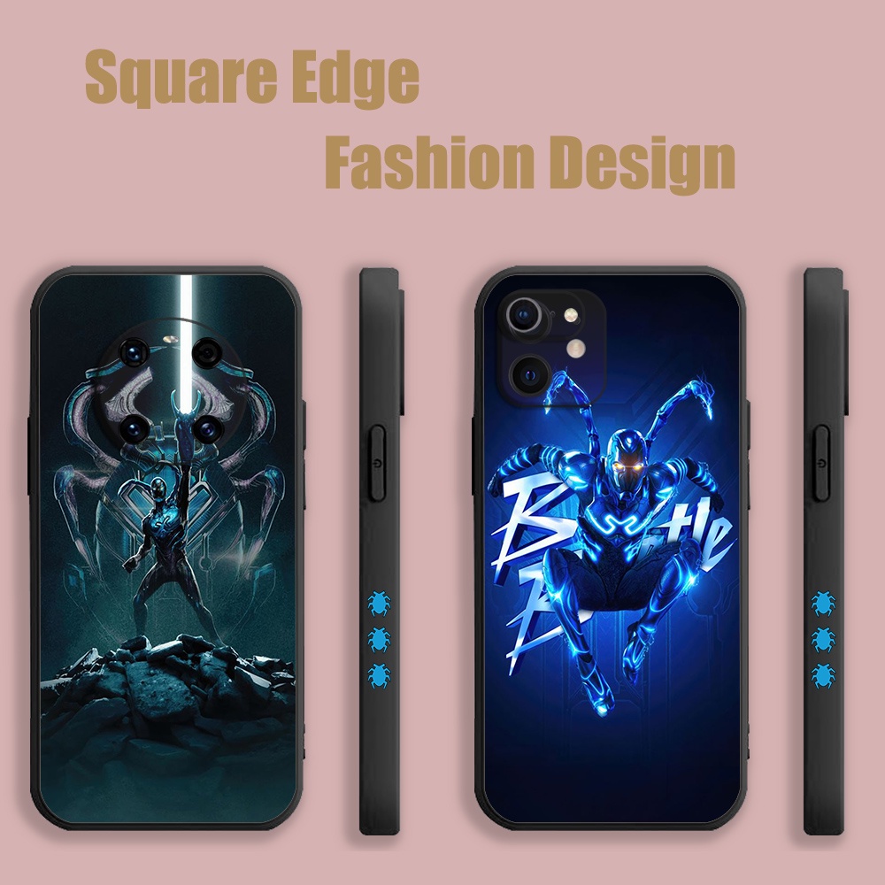 ปลอกสําหรับ OPPO A53 Reno6z 6 Lite 5G Blue Beetle Jaime Reyes YDY02 เคสโทรศัพท์ขอบสี่เหลี่ยม