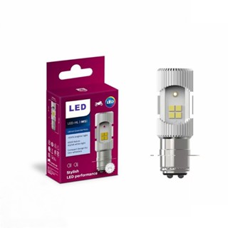 หลอดไฟหน้า LED M5 P15D T19/1 9-80V สีขาว สําหรับรถจักรยานยนต์