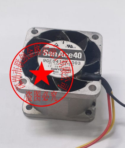 BH เดิมแท้ญี่ปุ่นนําเข้าอุปกรณ์พัดลมกรอบอลูมิเนียม 9GE0412K3D03 12V 0.84A