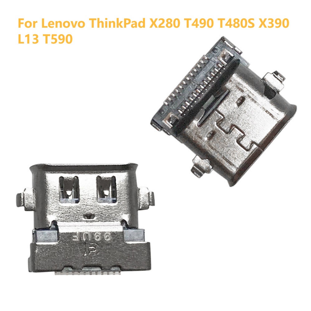แท่นชาร์จ พอร์ตแจ็ค DC Type-C USB สําหรับ Lenovo ThinkPad X280 T490 T480S X390 L13 T590 DC 1-5 ชิ้น