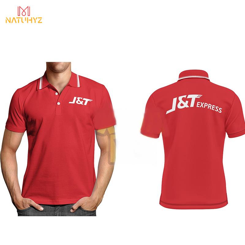 เสื้อโปโล J&T Express คอปก J&T Express เนื้อผ้าสบาย