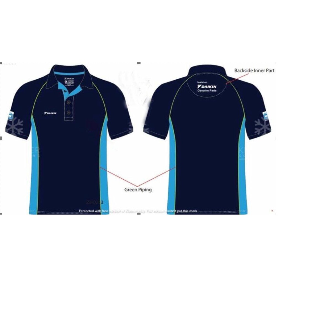 [จาก Daikin 100%] Daikin เสื้อโปโล ช่างแอร์ เสื้อยืดแฟชั่นใหม่ {adquate}