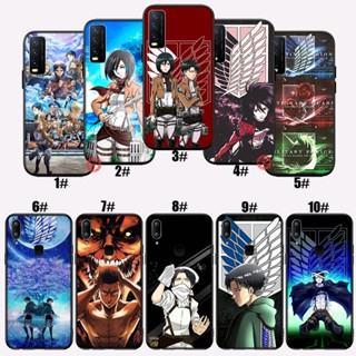 Bo8 เคสโทรศัพท์ซิลิโคน แบบนิ่ม ลาย Attack on Titan Eren สําหรับ Vivo V9 V11 V15 V15Pro V19 Y85 Y89