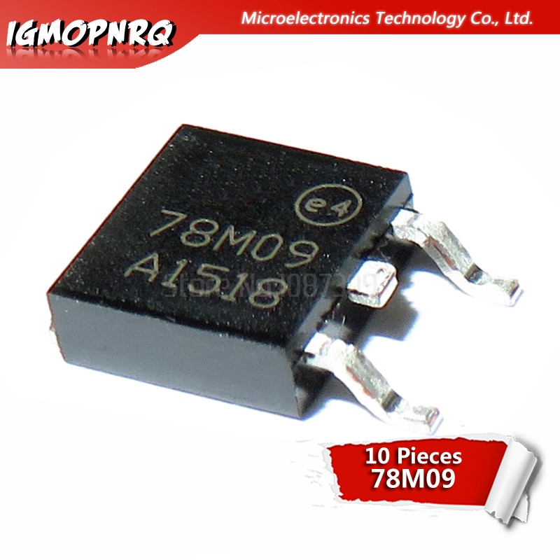 10 ชิ้น L78M09CDT L78M09CDT-TR 78M09 L78M09 TO-252 ใหม่