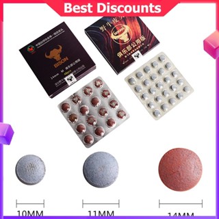 50/48pcs Pool Cue เคล็ดลับ 10/11/14 มม.เส้นผ่านศูนย์กลาง S/M…