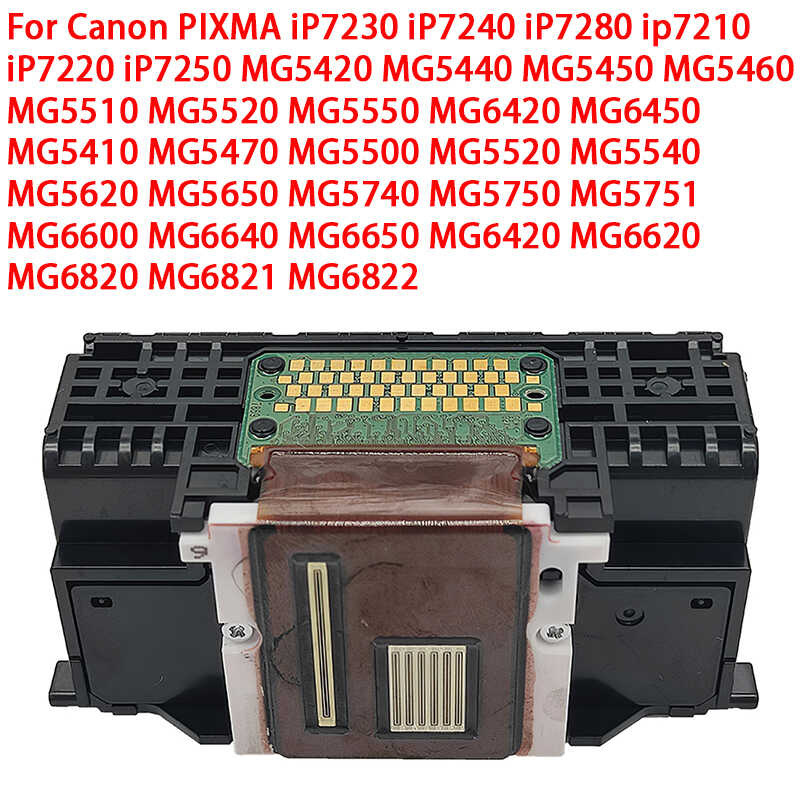 หัวพิมพ์ QY6-0082 สำหรับ Canon PIXMA iP7280 iP7250 i97220 MG5680 MG5460 MG5510 MG5520 MG5550 MG6420 