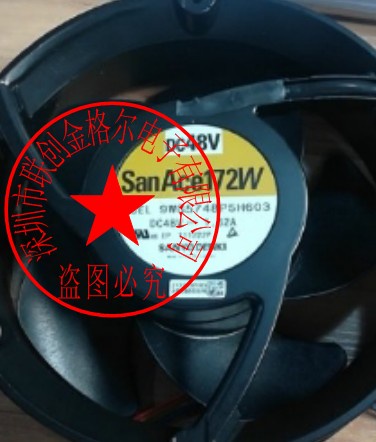 YY พัดลมหมุนเวียนความเร็วญี่ปุ่นแท้ 9WG5748P5H603 DC48V 1.62A 4 สาย