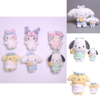 จี้ตุ๊กตาการ์ตูน Cinnamoroll Kuromi น่ารัก เหมาะกับของขวัญ สําหรับตกแต่งกระเป๋า