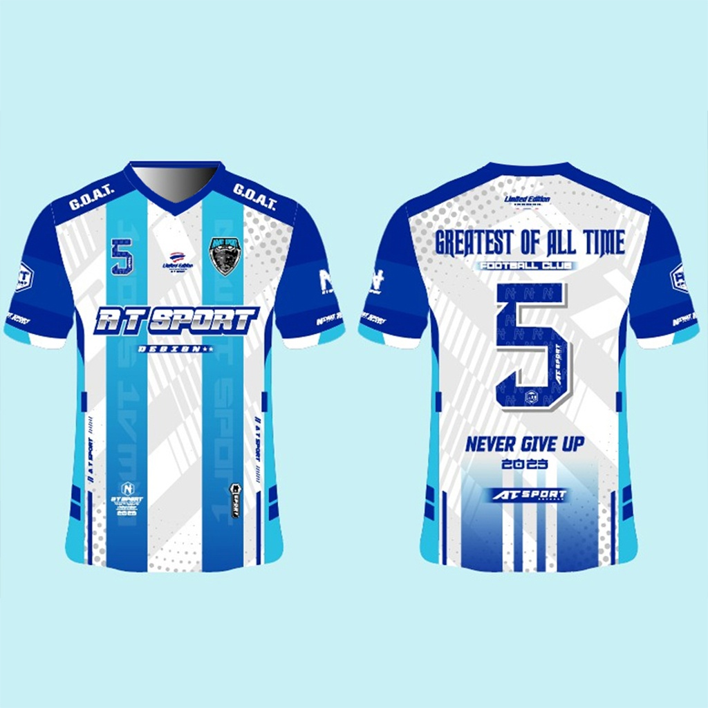 New Baju Jersey [รหัส T6M2HZES] เสื้อยืดกีฬา AT Large XS-4XL