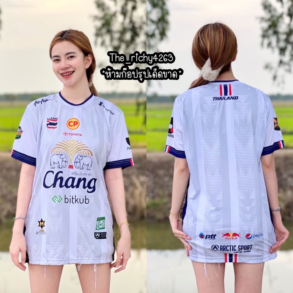 เสื้อกีฬาแขนสั้น ลายทีมชาติไทย Stitch Viral jersey Original Limited Series Hua-s2528