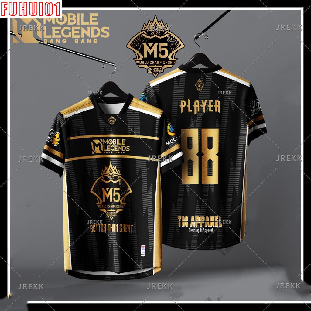 เสื้อกีฬาแขนสั้น ลายทีมชาติไทย M5 MOBILE LEGENDS FULL SUBLIMATION Jersey 2024 ชุดเหย้า สําหรับผู้ชาย