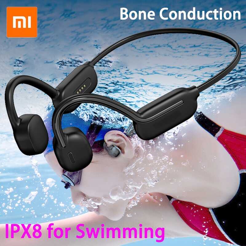 Xiaomi Bone Conduction Earphones Bluetooth 5.3 Ipx8 Waterproof Swimming Mp3 Player Headphones With