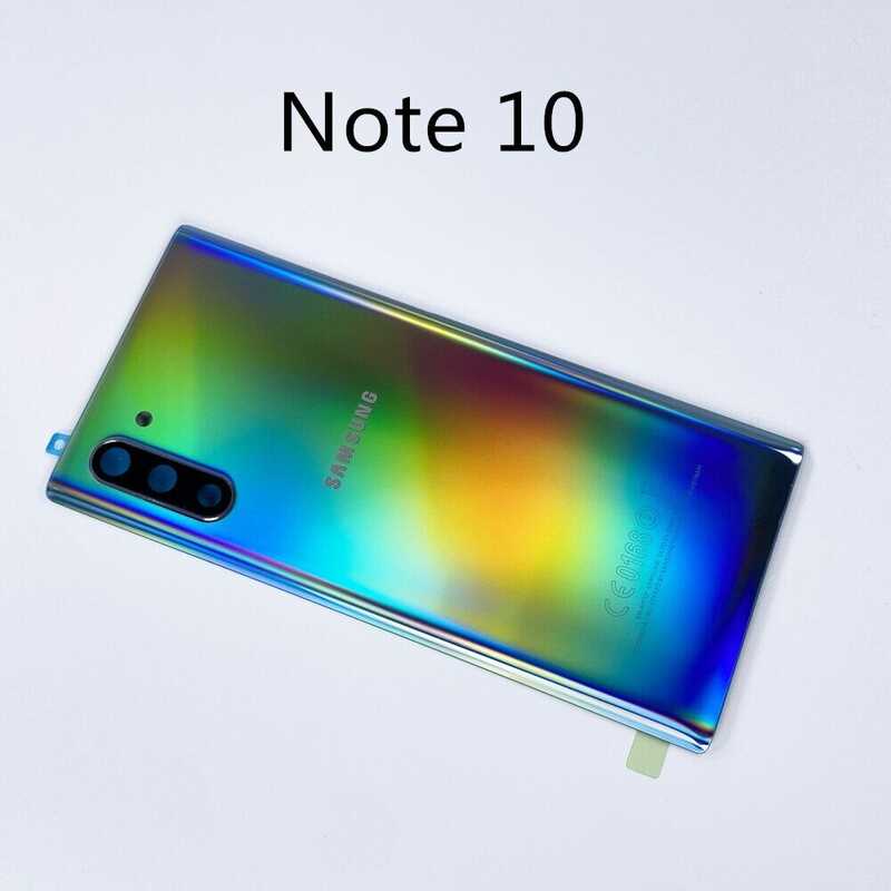 สำหรับ SAMSUNG Galaxy Note 10 N970 N970f Note10 + Plus N9750 N975f ฝาหลังประตูแบ
