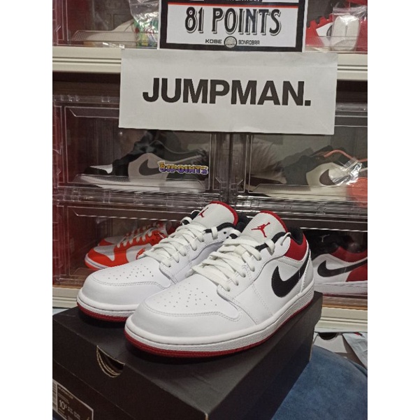 Air Jordan 1 Low White Chicago ไซส์ 10.5 us men รองเท้า new