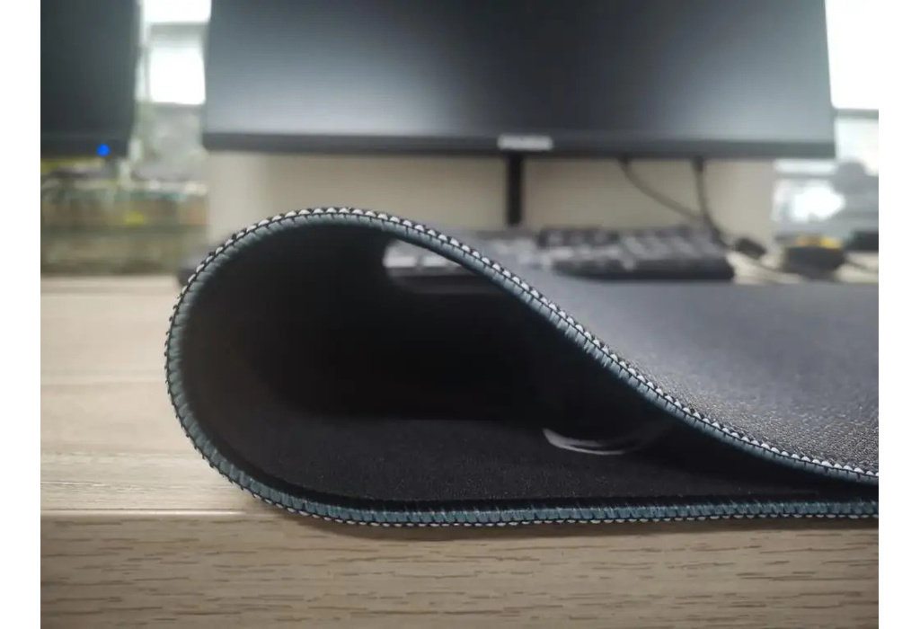 เสื่อแมวแผ่นรองเมาส์น่ารักสีดําและสีขาวพรมสีชมพู น่ารัก อุปกรณ์เสริมแผ่นรองเมาส์ขนาดใหญ่แผ่นรองโต๊ะมินิมอล 900x400ตารางเสื่อสีเขีย - รูปที่ 2