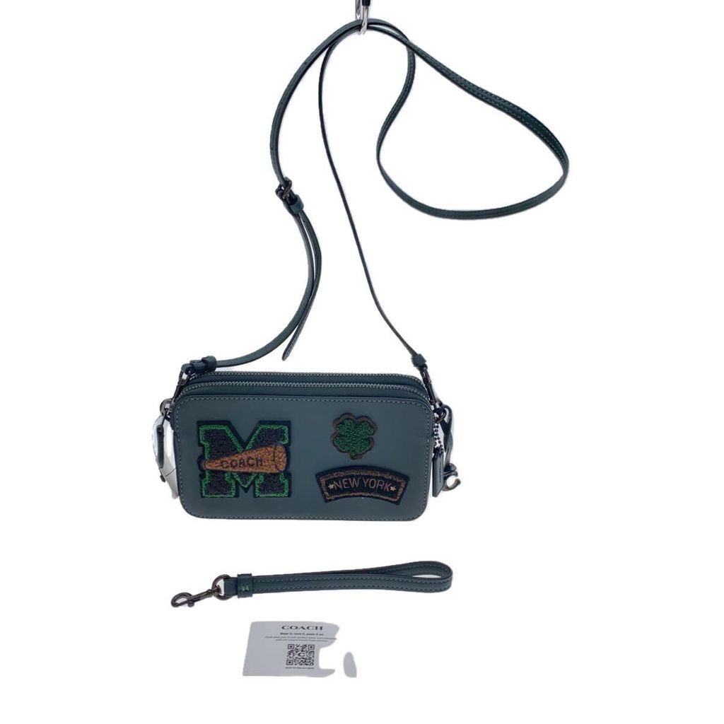 COACH CG168V5FOR Shoulder Bag Leather GRN Plain Direct from Japan Secondhand